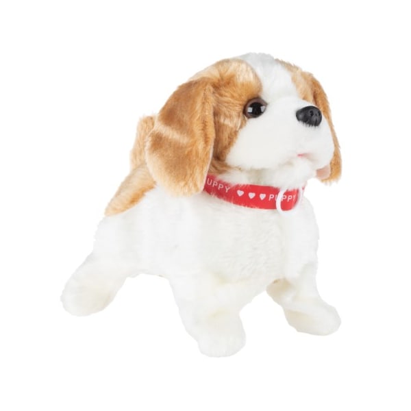 Toy Time Interactive Plush Puppy Toy, Battery Operated that Walks, Barks and Back Flips Stuffed Animal Robot 911088VKQ - main